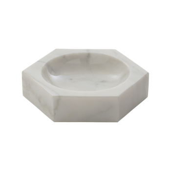 Soap Dish White Carrara Marble