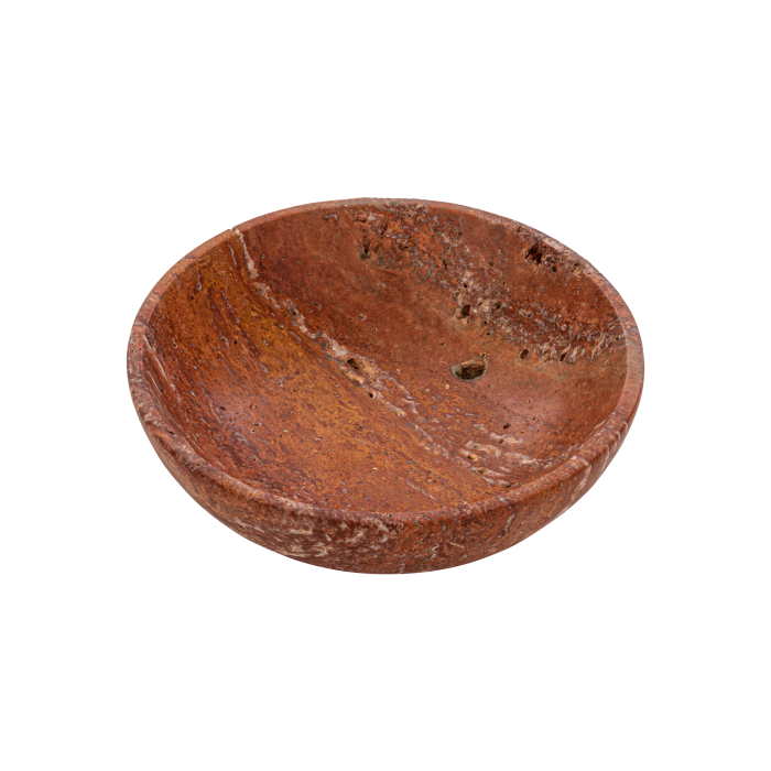 Red Travertine Marble Dish Accessories